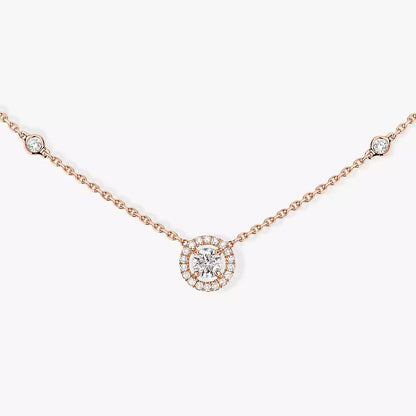 [OrnoraJewelry]Diamond Necklace 0,20ct Brilliant Shape Joy
