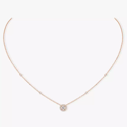 [OrnoraJewelry]Diamond Necklace 0,20ct Brilliant Shape Joy