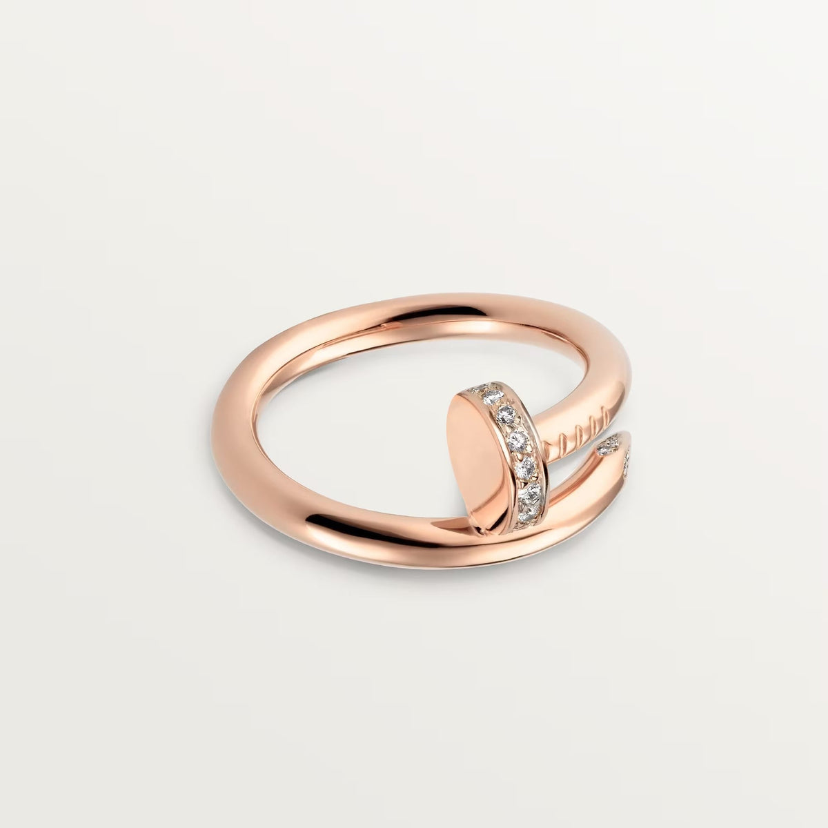 [OrnoraJewelry]JUSTE RING 2.6MM HALF DIAMOND