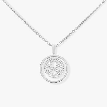 [OrnoraJewelry]LUCKY MOVER PM PAVED NECKLACE