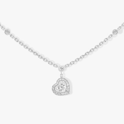 [OrnoraJewelry]JOY HEART DIAMOND NECKLACE