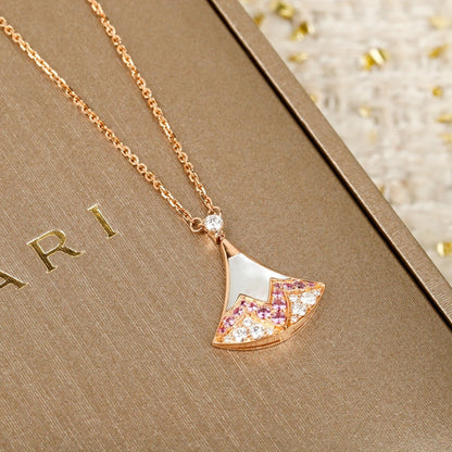 [OrnoraJewelry]BVLGARI Divas' Dream Qixi Exclusive Pink Gemstone Necklace