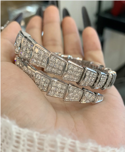 [OrnoraJewelry]SERPENTI BRACELET 8MM PINK GOLD DIAMOND