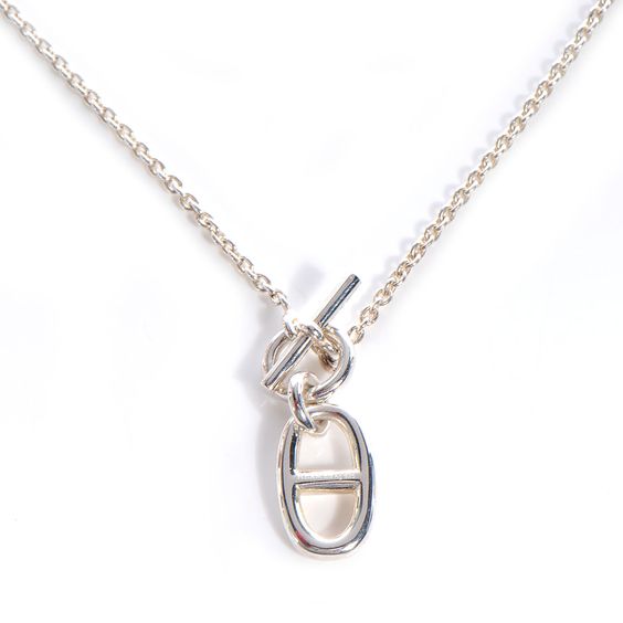 [OrnoraJewelry]HM CHAINE D'ANCRE PENDANT NECKLACE STERLING SILVER