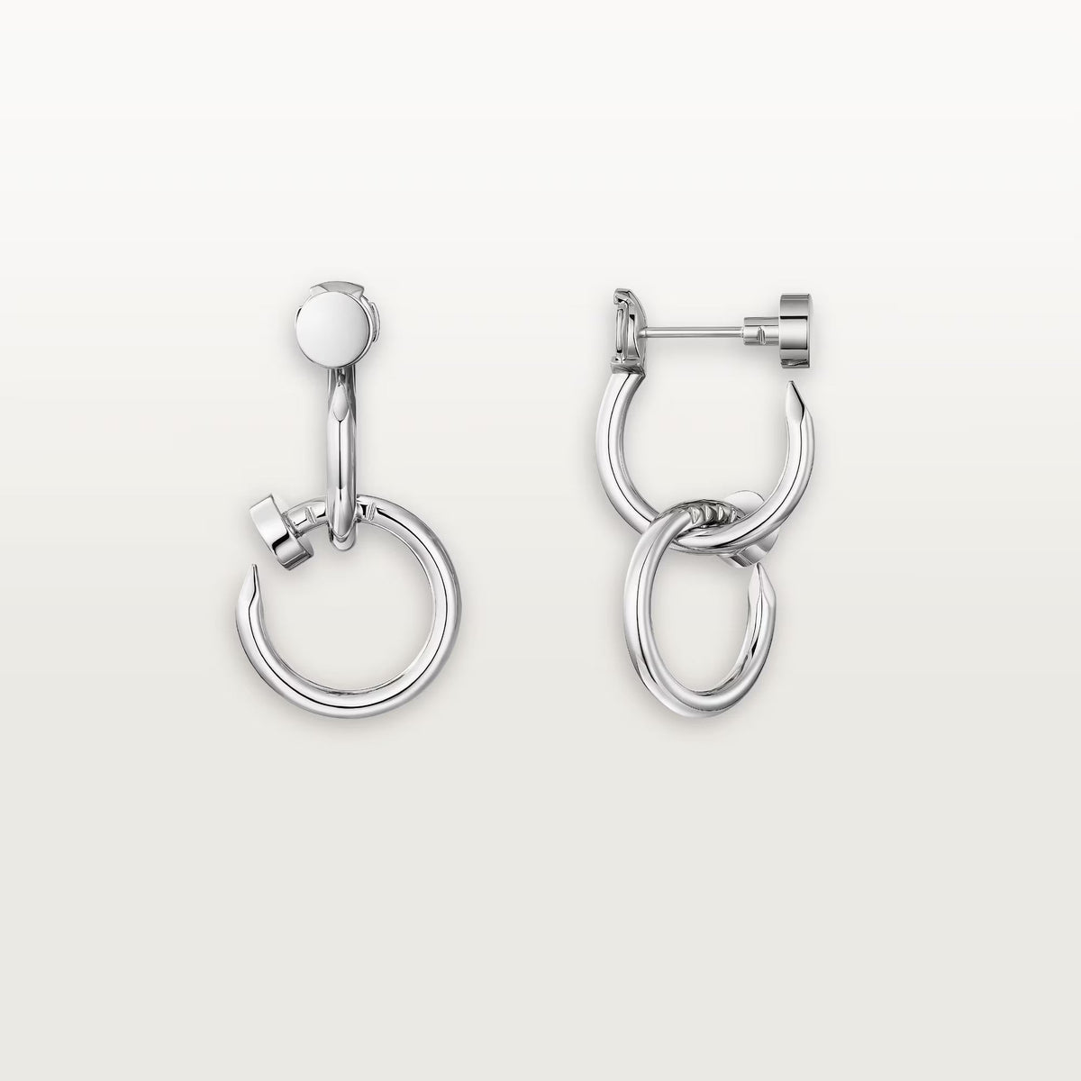 [OrnoraJewelry]JUSTE NO DIAMOND DOUBLE EARRINGS