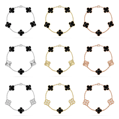 [OrnoraJewelry] CLOVER 5 MOTIF PULSAR STONE BRACELET COLLECTION