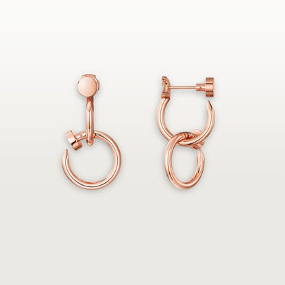 [OrnoraJewelry]JUSTE NO DIAMOND DOUBLE EARRINGS