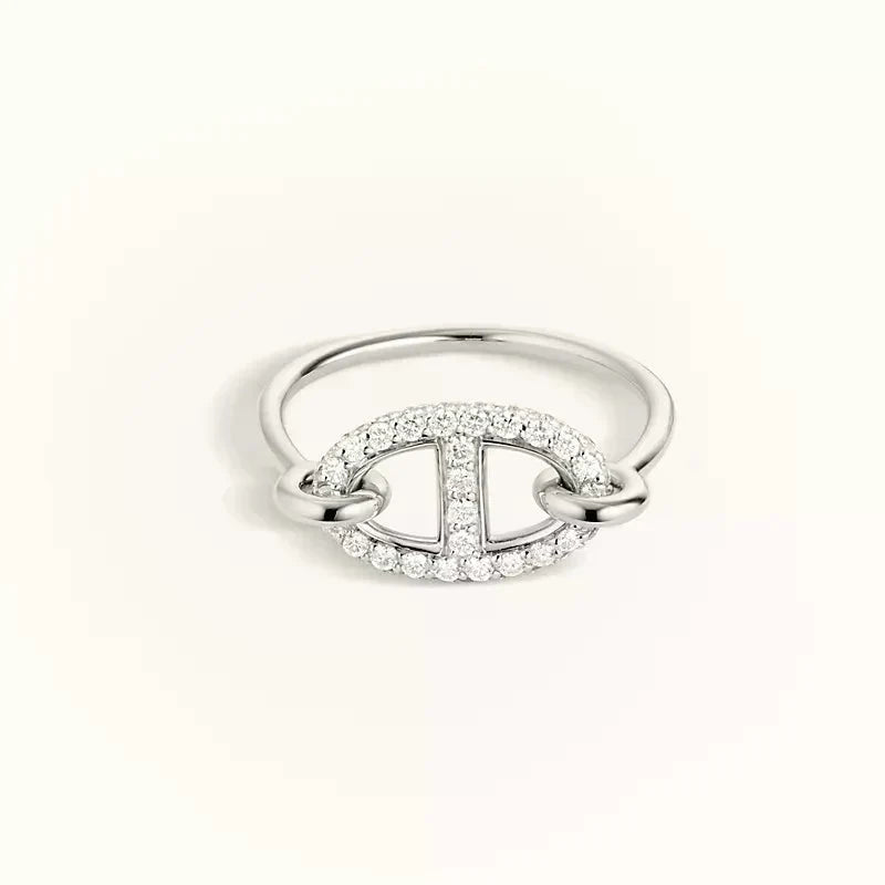[OrnoraJewelry]RONDE SMALL SILVER DIAMOND RING