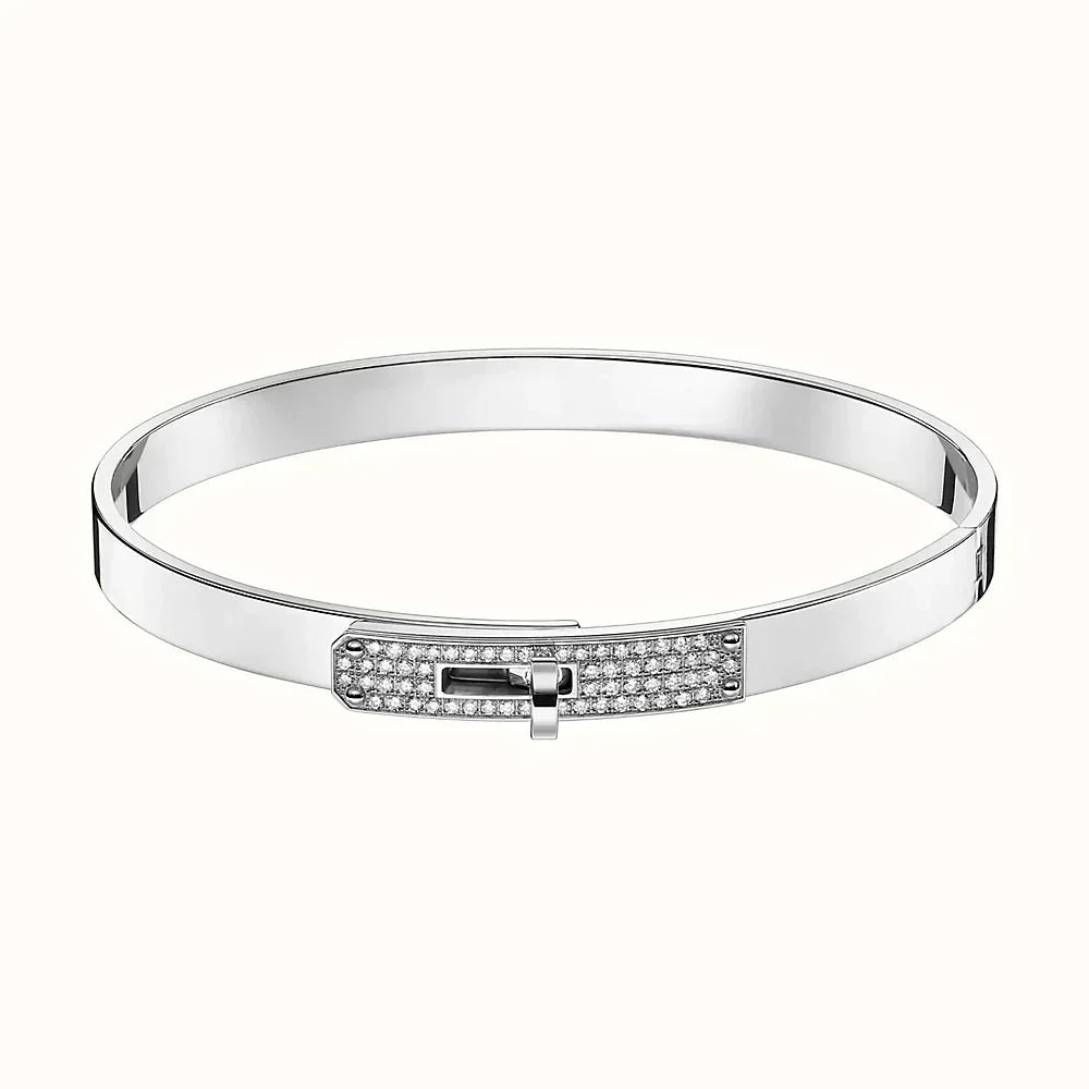 [OrnoraJewelry]KELLY SILVER DIAMOND BRACELET