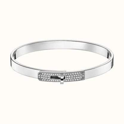 [OrnoraJewelry]KELLY SILVER DIAMOND BRACELET