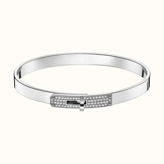 [OrnoraJewelry]KELLY SILVER DIAMOND BRACELET