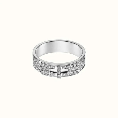 [OrnoraJewelry]KELLY SILVER DIAMOND RING