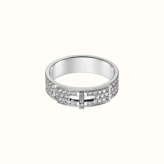[OrnoraJewelry]KELLY SILVER DIAMOND RING