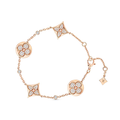 [OrnoraJewelry]OrnoraAND SUN 4 MOTIFS GOLD DIAMONDS BRACELET