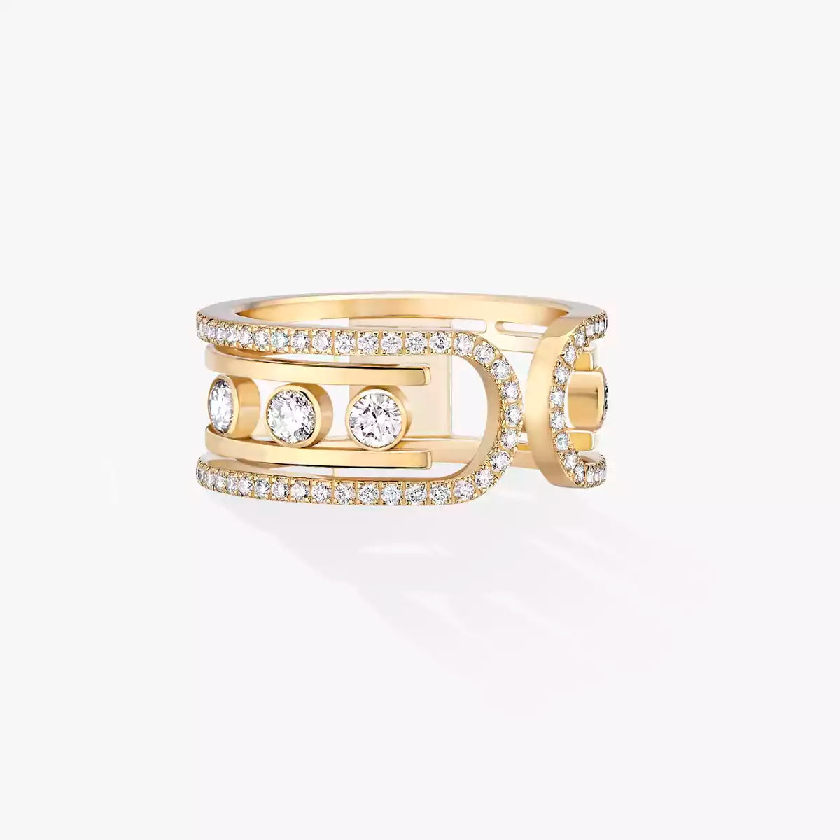 [OrnoraJewelry]Move 10th Diamond Ring in Gold