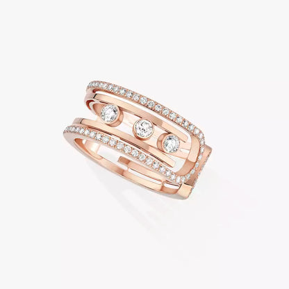[OrnoraJewelry]Move 10th Diamond Ring in Gold