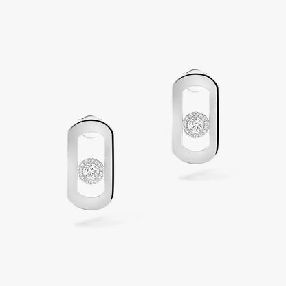 [OrnoraJewelry]So Move Diamond Earrings in Yellow Gold