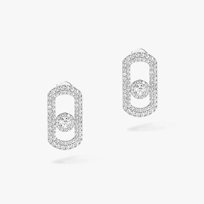 [OrnoraJewelry]So Move Pave_-Set Diamond Earrings in Silver