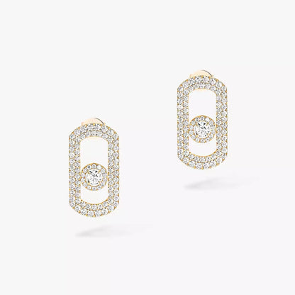 [OrnoraJewelry]So Move Pave_-Set Diamond Earrings in Silver