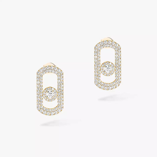 [OrnoraJewelry]So Move Pave_-Set Diamond Earrings in Silver