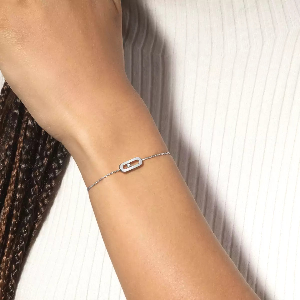 [Ornora Jewelry]Move Uno Diamond Bracelet