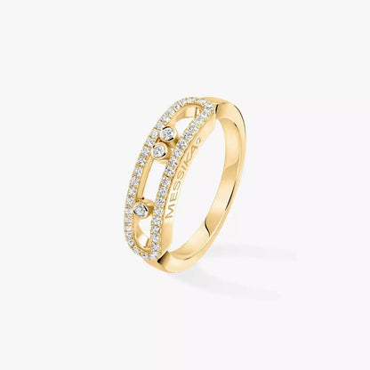 [Ornora Jewelry] Baby Move Gold Diamond Pave_ Ring