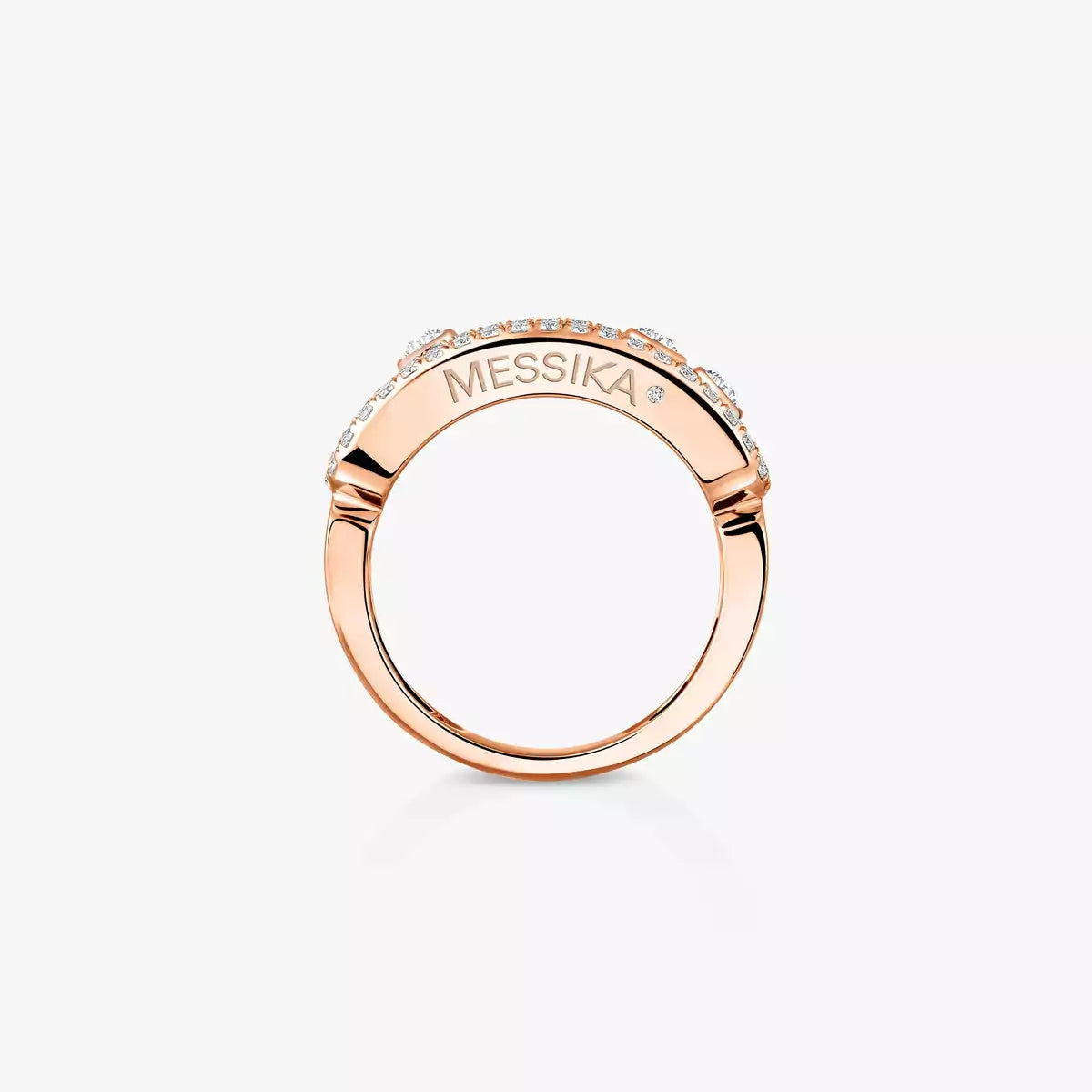 [Ornora Jewelry] Move Gold Diamond Pave_ Ring