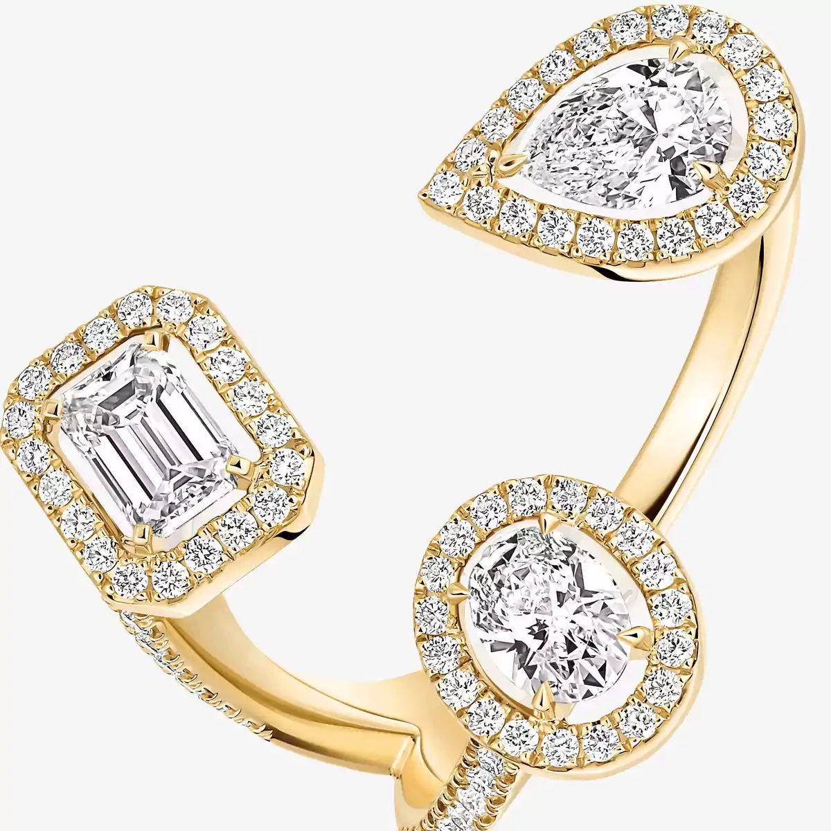 [[Ornora Jewelry] Diamond Ring 0,25ct My Twin Trilogy