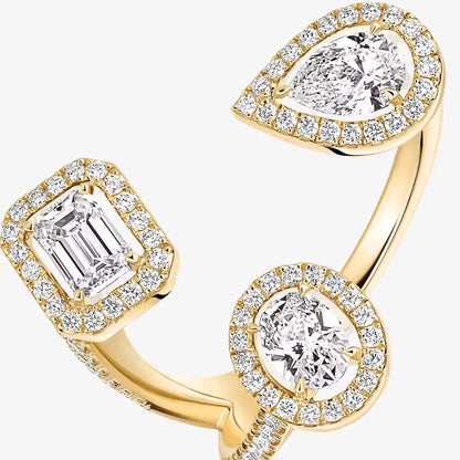 [[Ornora Jewelry] Diamond Ring 0,25ct My Twin Trilogy