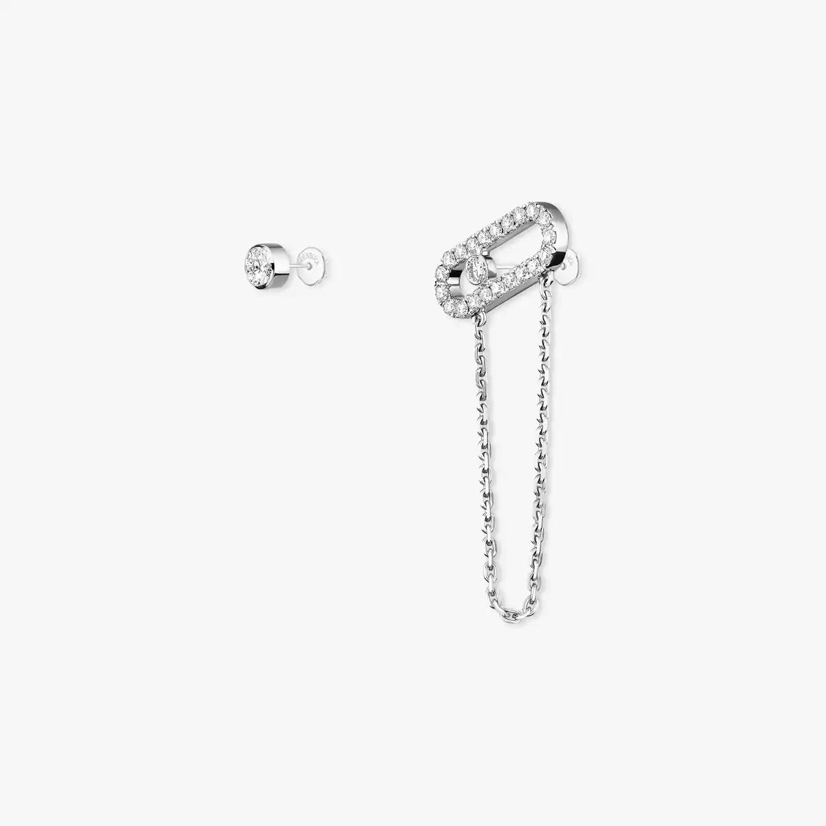 [Ornora Jewelry]Move Uno Diamond Earrings