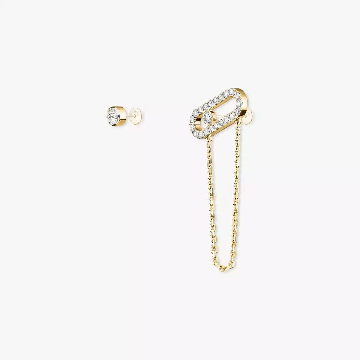 [Ornora Jewelry]Move Uno Diamond Earrings