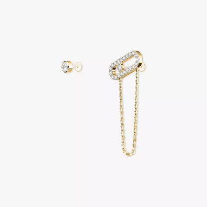 [Ornora Jewelry]Move Uno Diamond Earrings