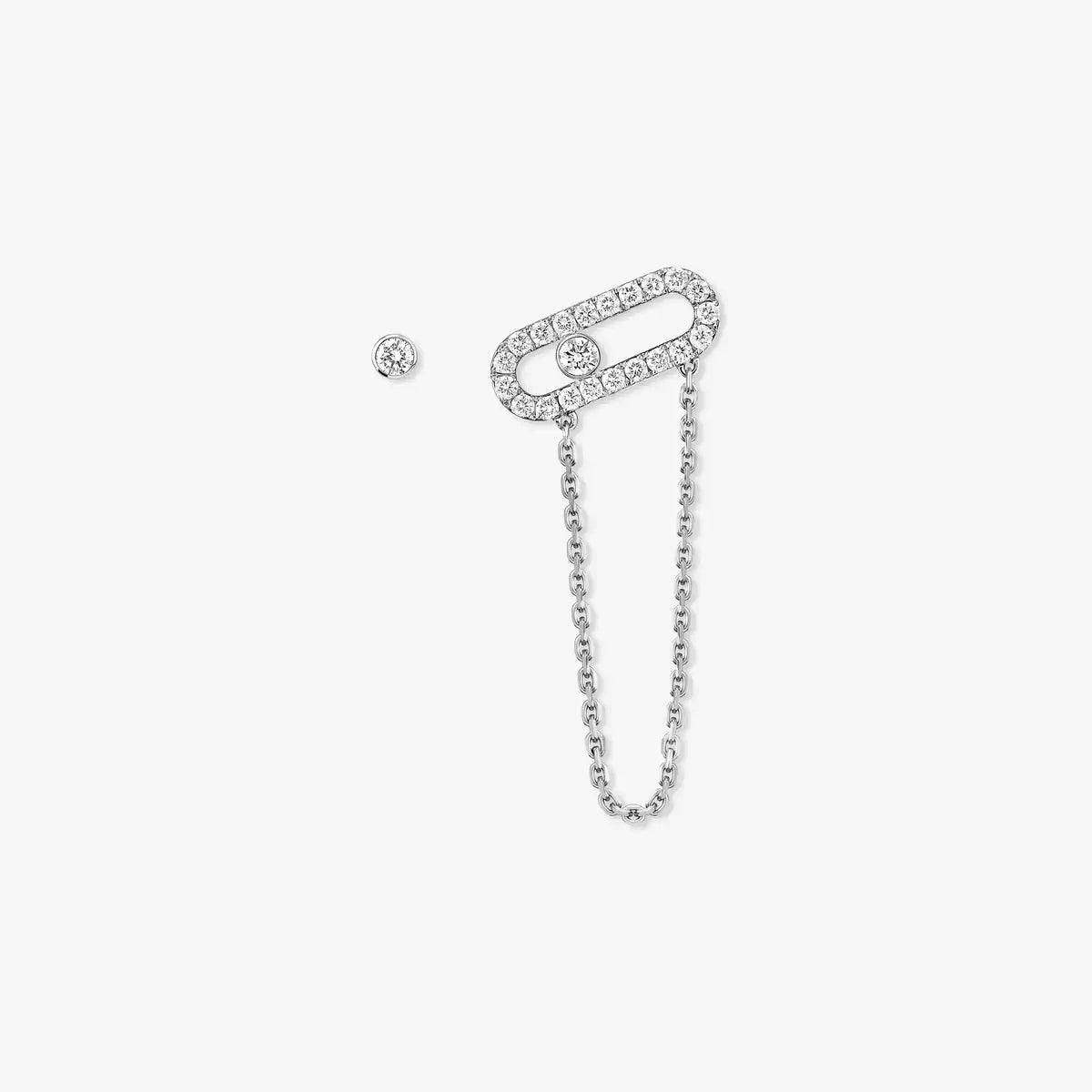 [Ornora Jewelry]Move Uno Diamond Earrings