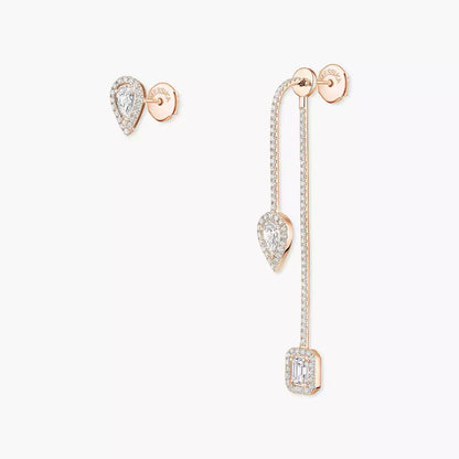 [Ornora Jewelry]Diamond Drop Earrings My Twin