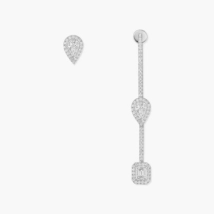 [Ornora Jewelry]Diamond Drop Earrings My Twin