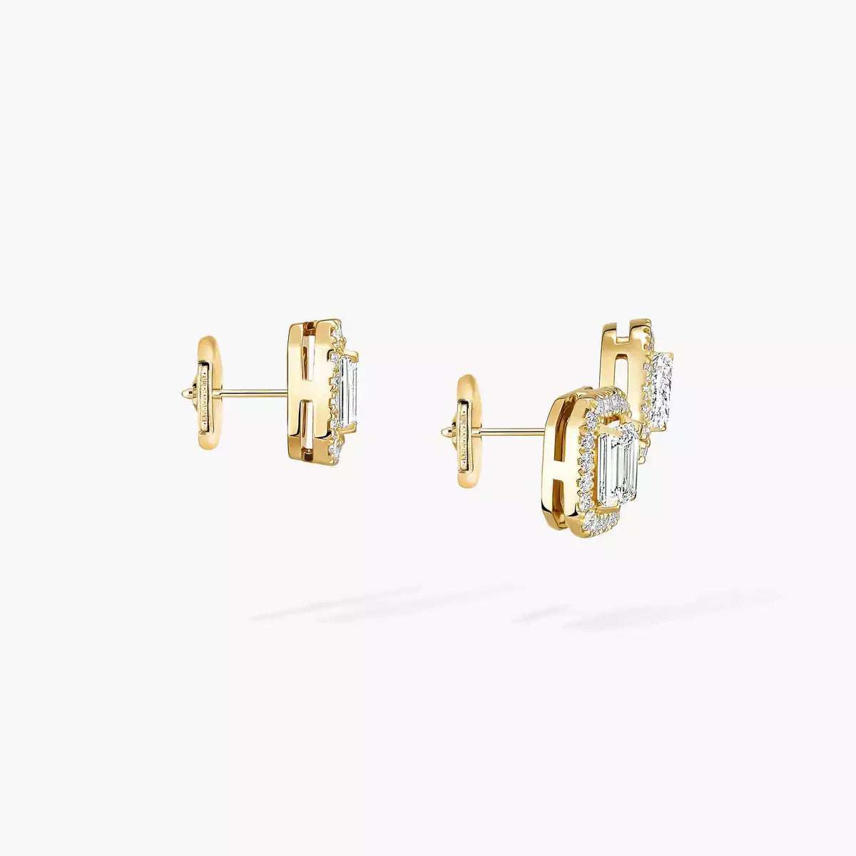 [OrnoraJewelry]Diamond Earrings 0,10ct My Twin 1+2