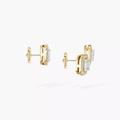[OrnoraJewelry]Diamond Earrings 0,10ct My Twin 1+2