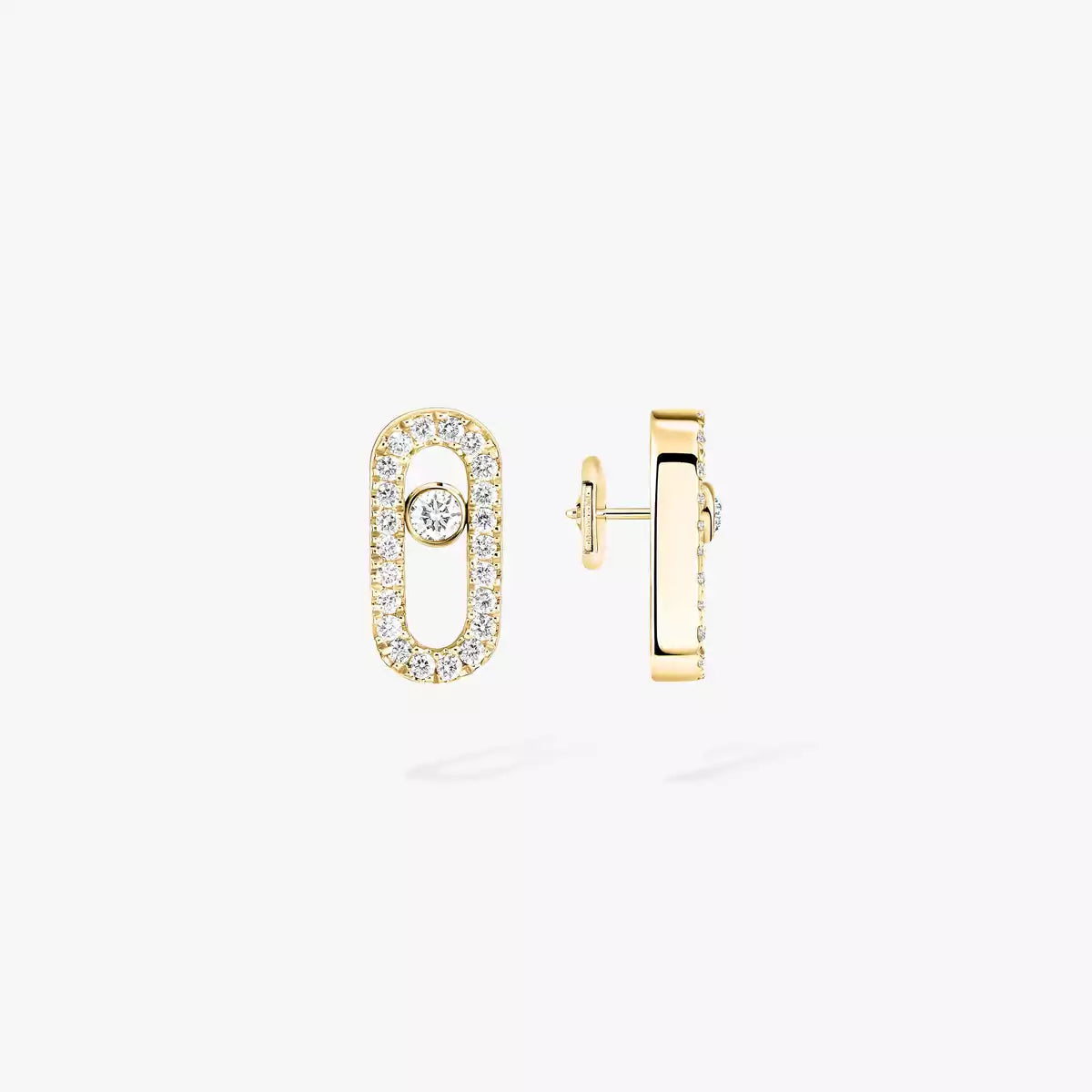 [Ornora Jewelry]Move Uno Diamond Earrings