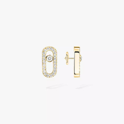 [Ornora Jewelry]Move Uno Diamond Earrings