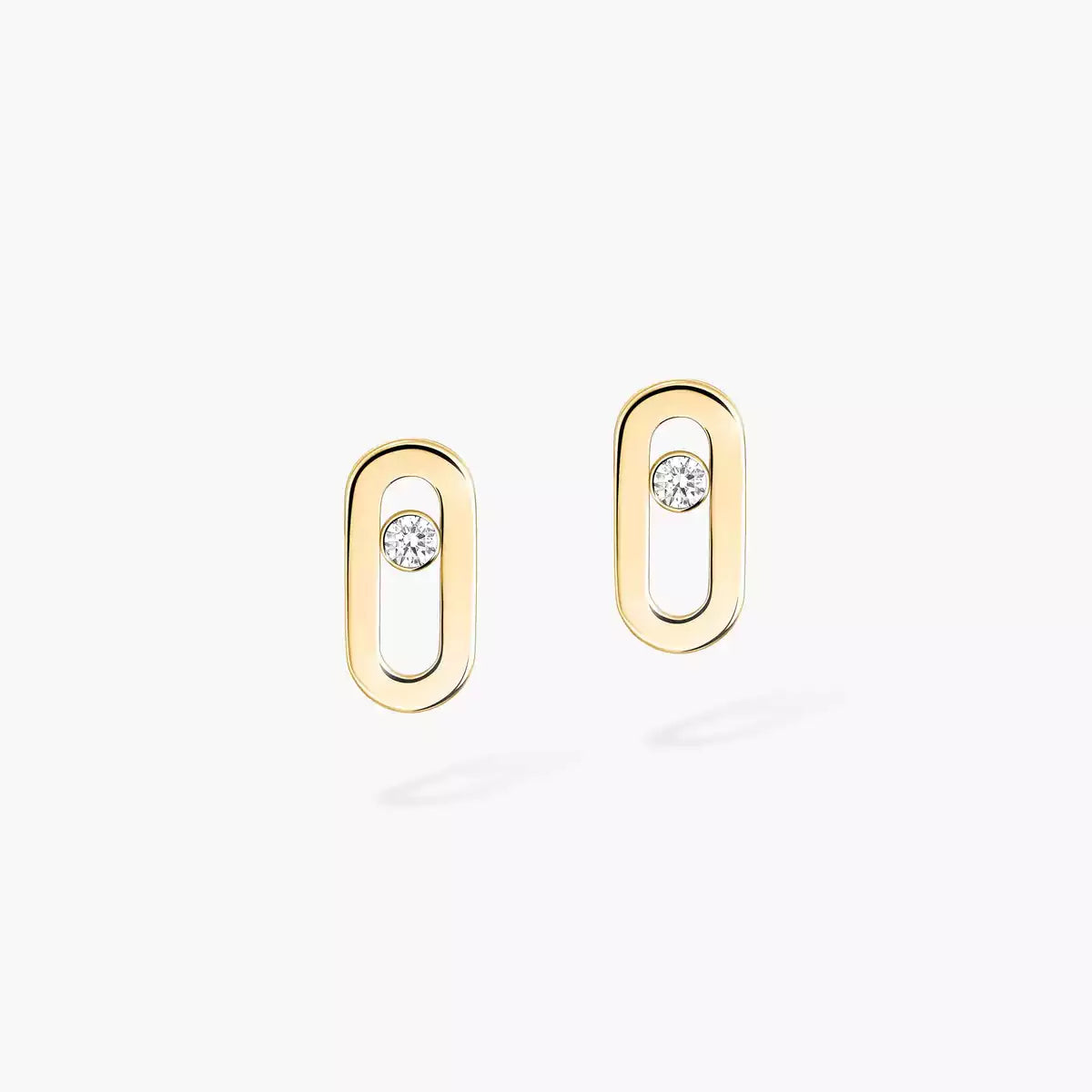 [OrnoraJewelry]Move Uno Diamond Stud Earrings