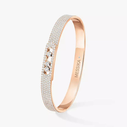 [Ornora Jewelry]Move Noa Full Pavé Diamond Bangle Bracelet