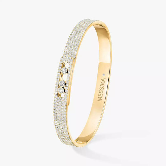 [Ornora Jewelry]Move Noa Full Pavé Diamond Bangle Bracelet