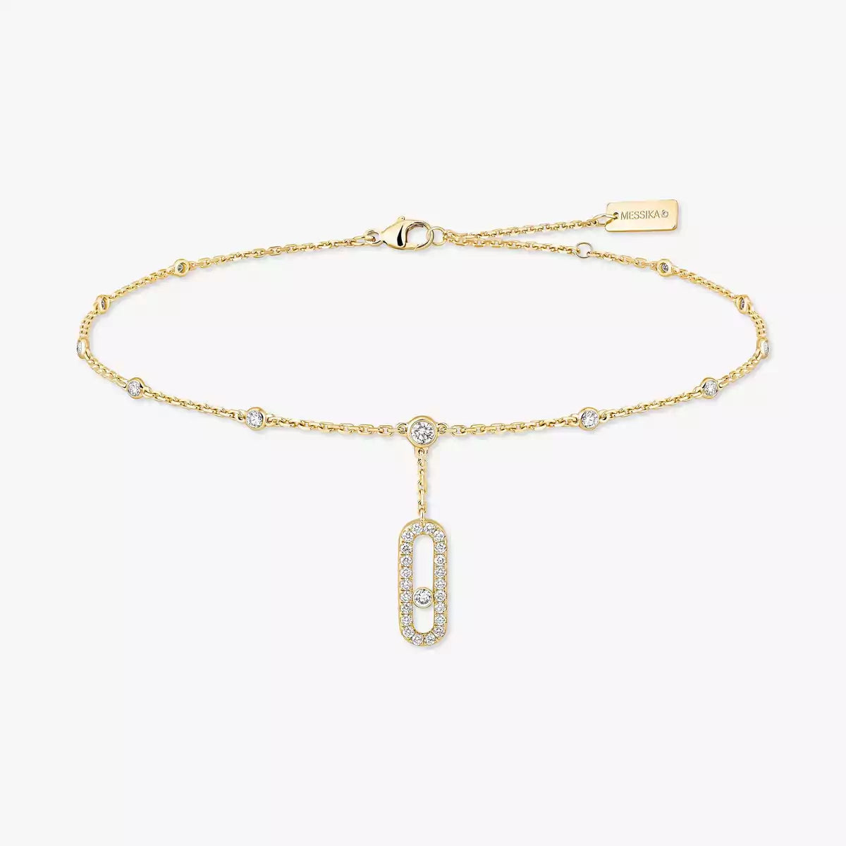 [Ornora Jewelry] Move Uno pavé ankle bracelet