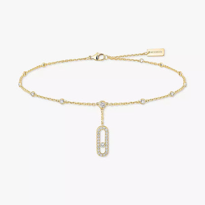 [Ornora Jewelry] Move Uno pavé ankle bracelet