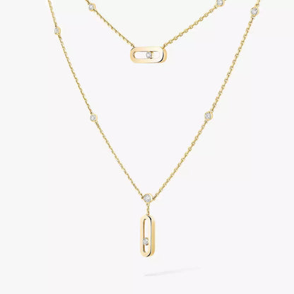 [Ornora Jewelry] Move Uno Diamond Necklace