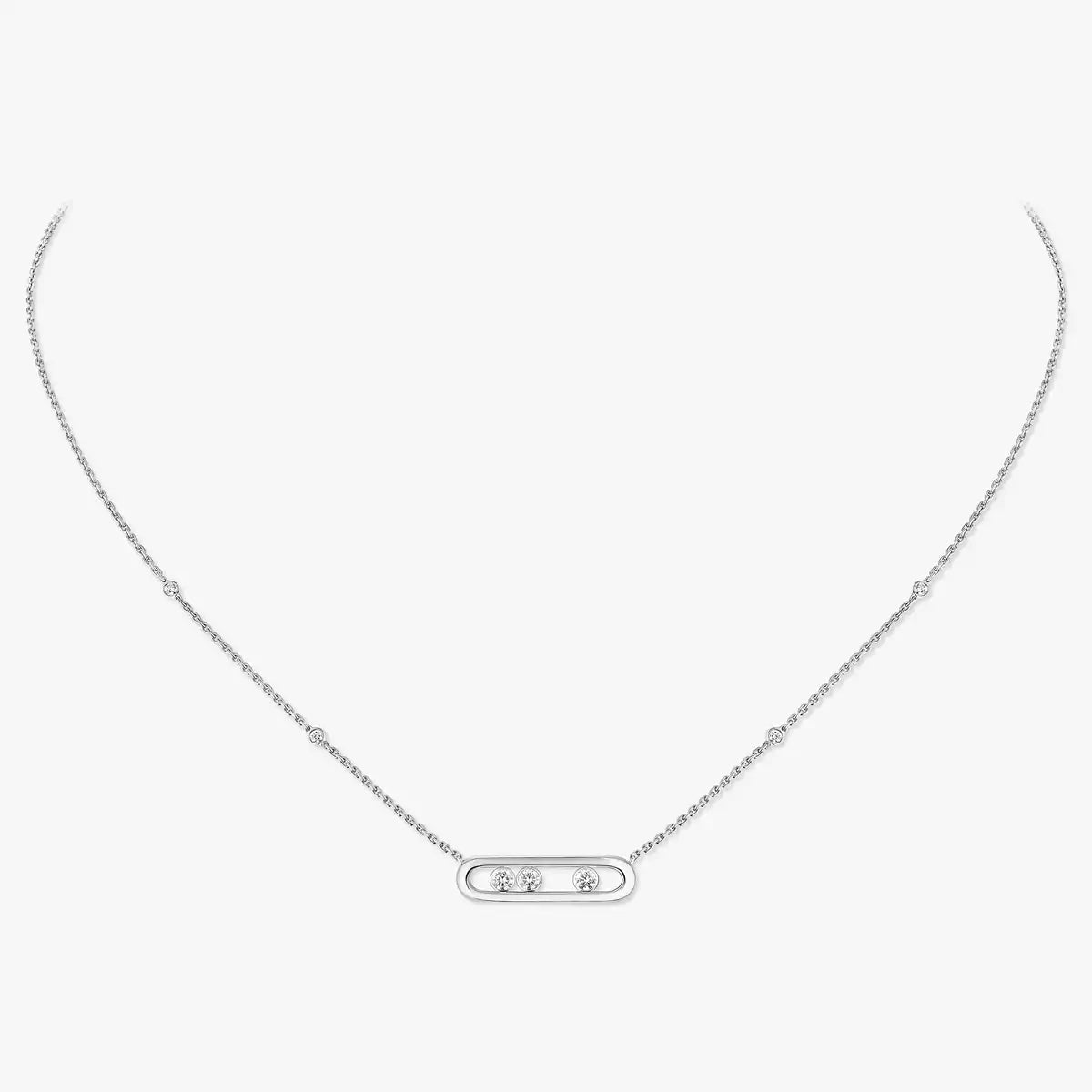 [Ornora Jewelry] Baby Move Gold Diamond Necklace