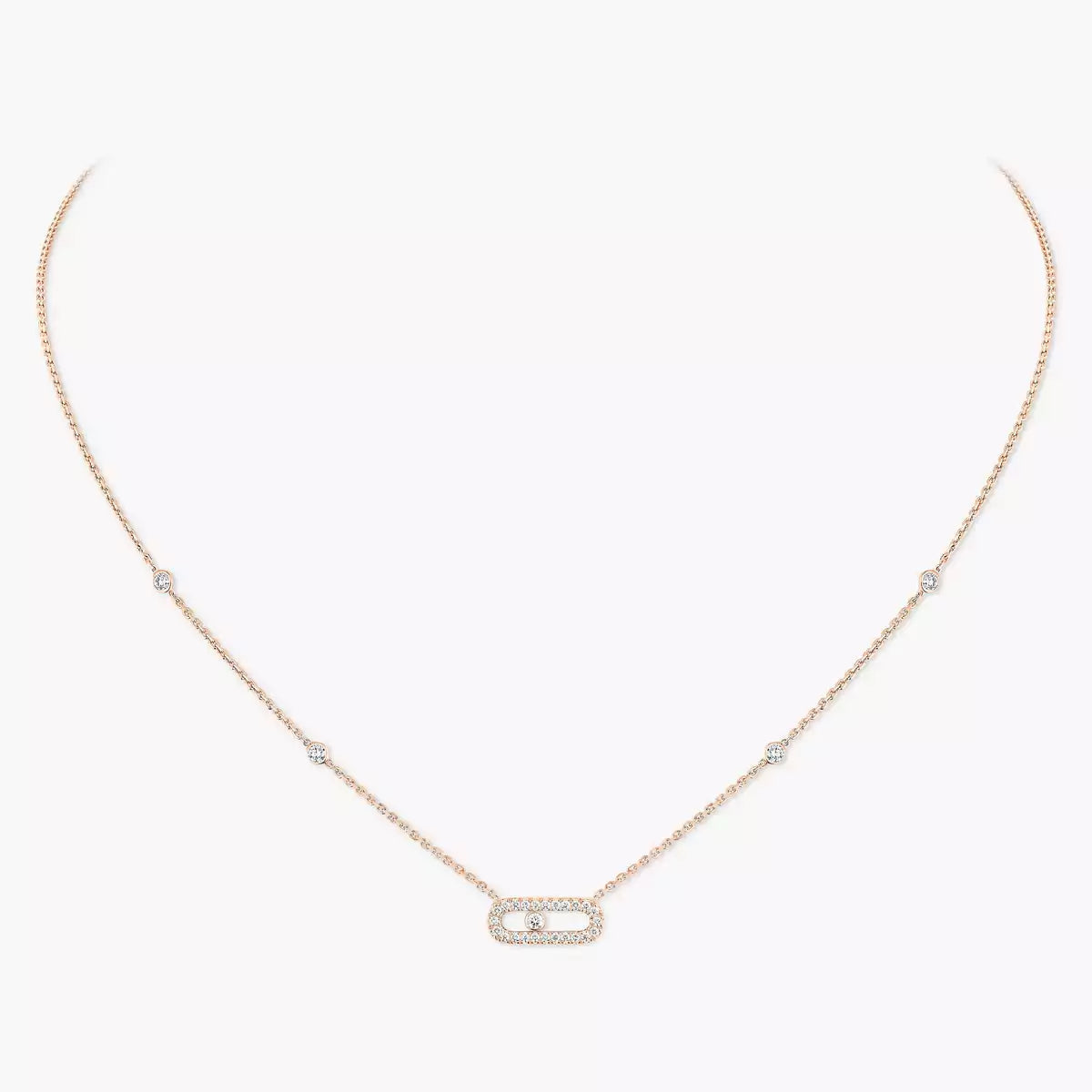 [Ornora Jewelry]Diamond Necklace Move Uno