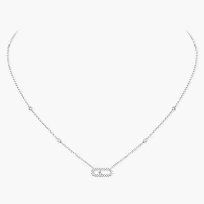 [Ornora Jewelry]Diamond Necklace Move Uno
