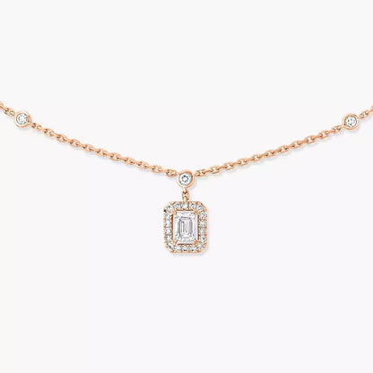[Ornora Jewelry]My Twin Diamond Necklace in Silver