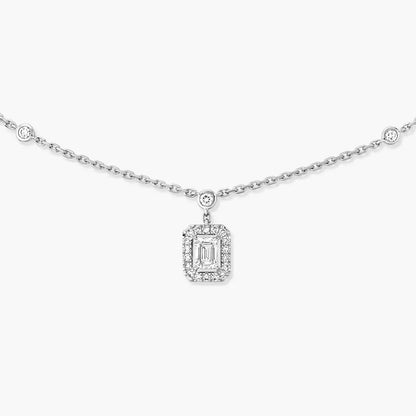 [Ornora Jewelry]My Twin Diamond Necklace in Silver